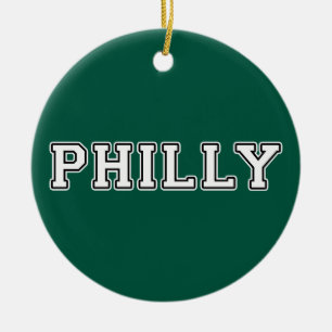 Philadelphia Pennsylvania Julgransprydnad Keramik
