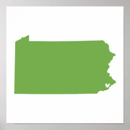 Philadelphia, Pennsylvania Kärlek Poster