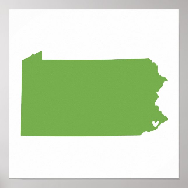 Philadelphia, Pennsylvania Kärlek Poster (Framsidan)