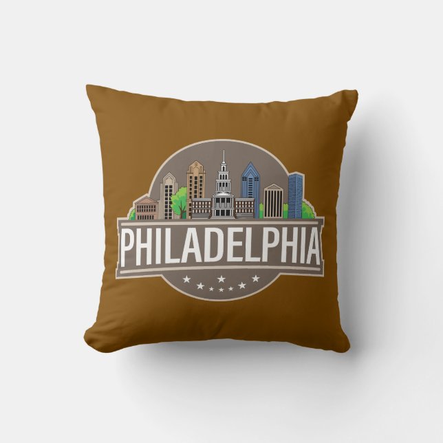 Philadelphia Pennsylvania Kudde (Framsida)