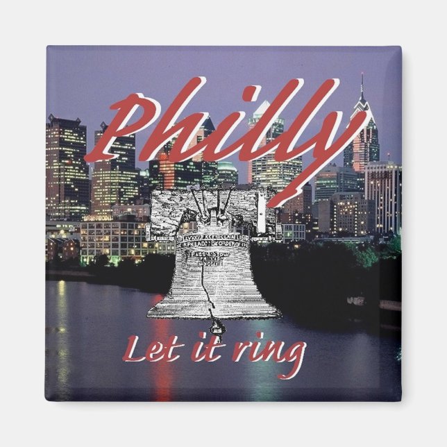 Philadelphia Pennsylvania Magnet (Framsidan)