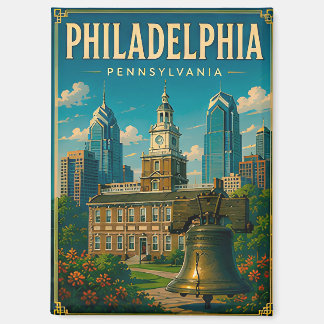 Philadelphia Pennsylvania Resa Souvenir Magnet