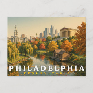 Philadelphia Pennsylvania Resa  Vykort