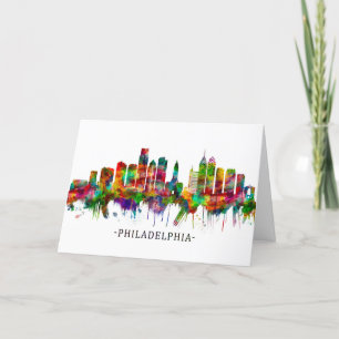 Philadelphia Pennsylvania Skyline Helgkort