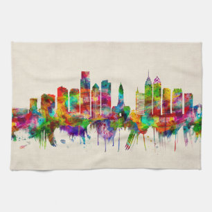 Philadelphia Pennsylvania Skyline Kökshandduk