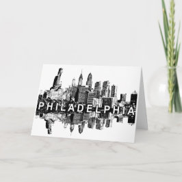 Philadelphia, Pennsylvania skyline Kort