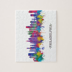 Philadelphia Pennsylvania Skyline Pussel