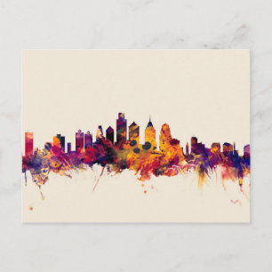 Philadelphia Pennsylvania Skyline Vykort
