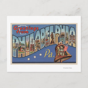 Philadelphia, Pennsylvania - Stora Brev Vykort