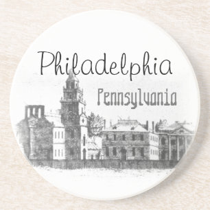 Philadelphia Pennsylvania Underlägg Sandsten