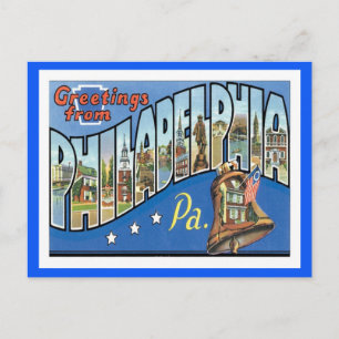Philadelphia Pennsylvania US City Vykort