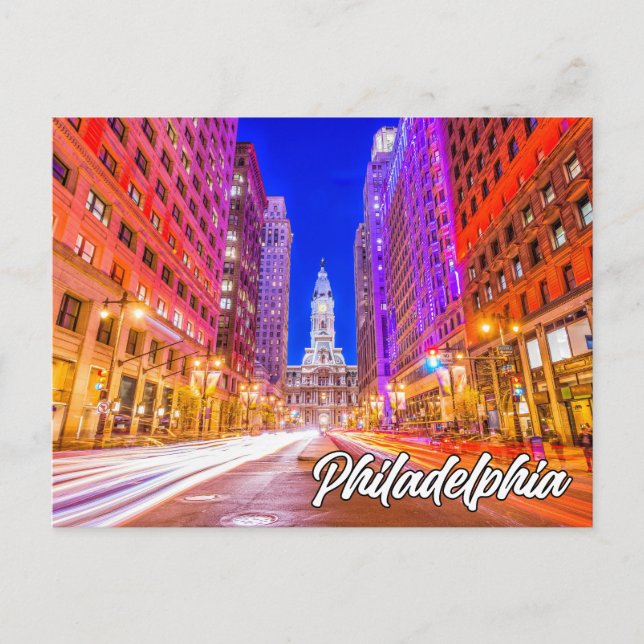Philadelphia, Pennsylvania, USA Vykort (Framsida)
