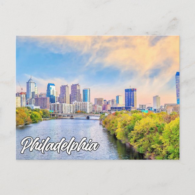 Philadelphia, Pennsylvania, USA Vykort (Framsida)