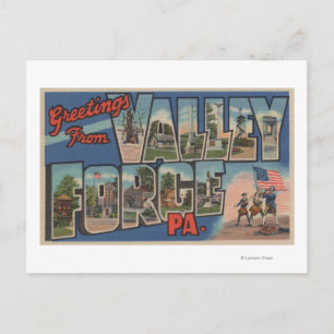 Philadelphia, Pennsylvania - Valley Forge Vykort