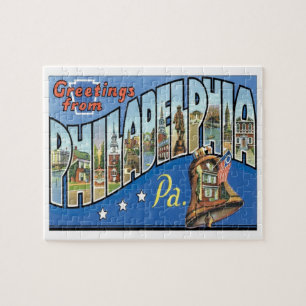 Philadelphia Pennsylvania Vintage resor Pussel