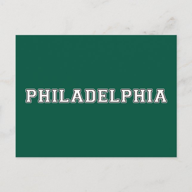 Philadelphia Pennsylvania Vykort (Framsida)