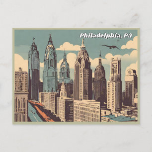 Philadelphia, Pennsylvania-vykort Vykort