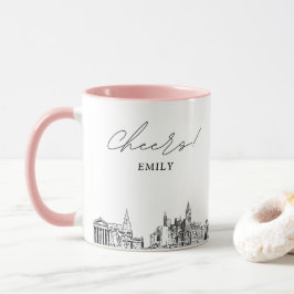 Philadelphia Personlig Bröllop Coffee Mugg