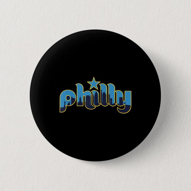Philadelphia Philly - Throwback Design - Clic Knapp (Framsida)