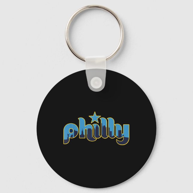 Philadelphia Philly - Throwback Design - Clic Nyckelring (Framsida)