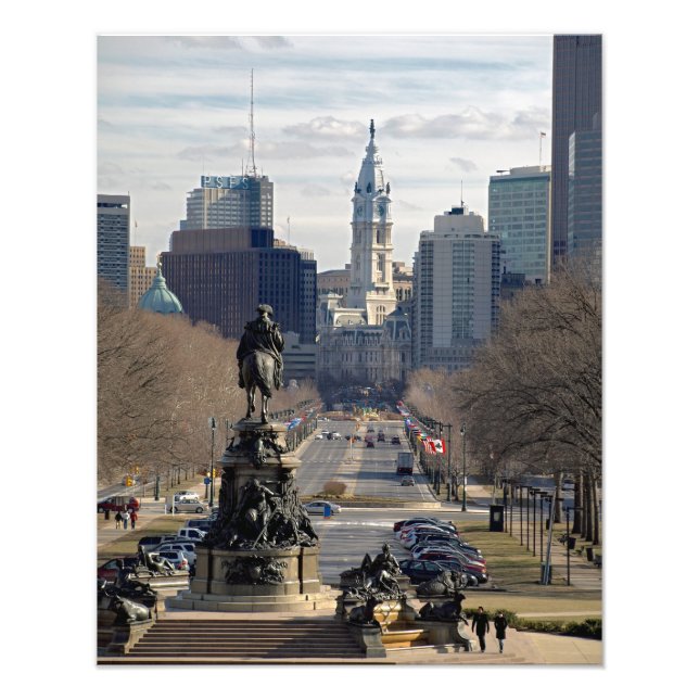 Philadelphia PHOTO PRINT FÄRG Fototryck (Framsidan)