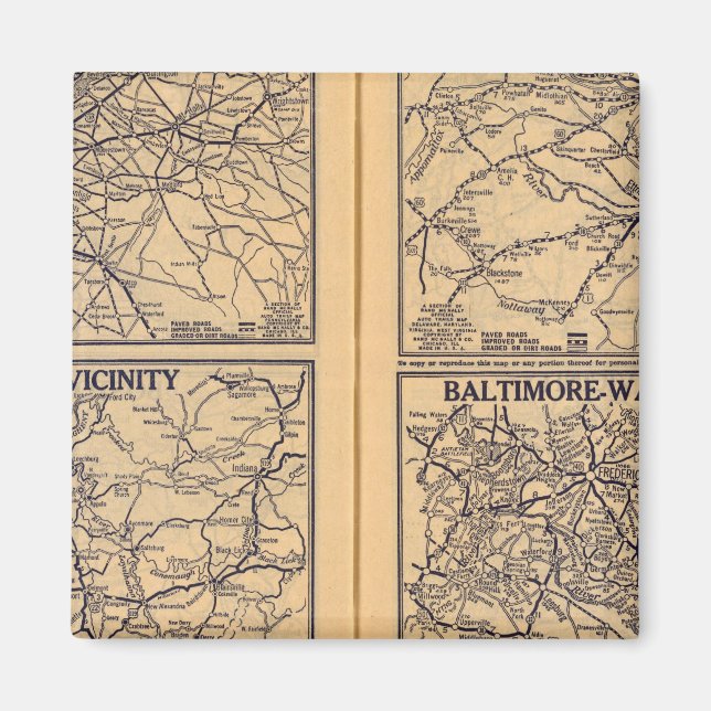 Philadelphia, Pittsburgh, Richmond Magnet (Framsidan)