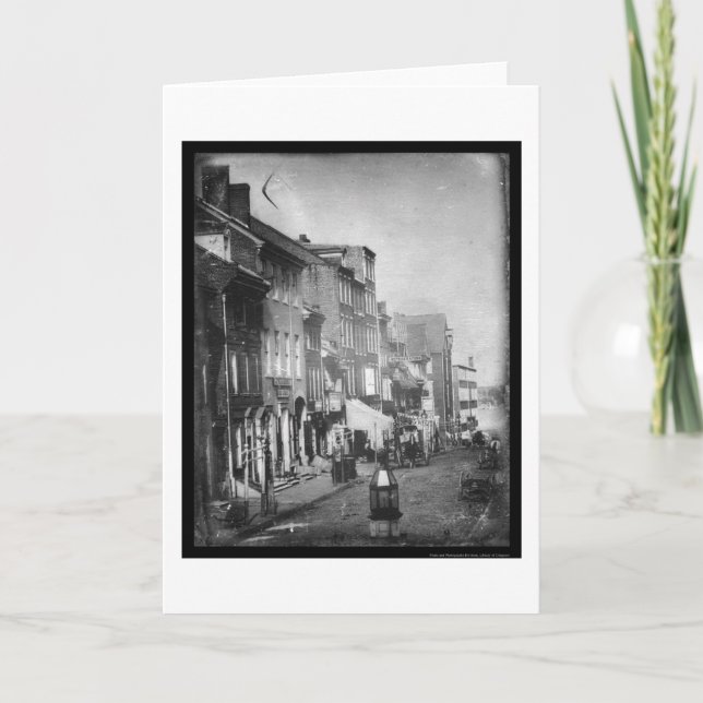 Philadelphia platsDaguerreotype 1842 Kort (Framsida)