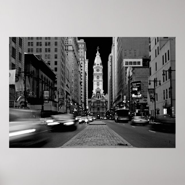 Philadelphia Poster i natt (Framsidan)