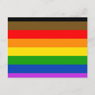 Philadelphia prideflagga vykort
