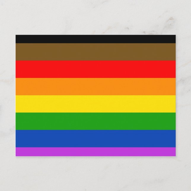 Philadelphia prideflagga vykort (Framsida)