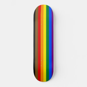 Philadelphia-Pridet Flagga HGBTQ Mini Skateboard Bräda 18,5 Cm