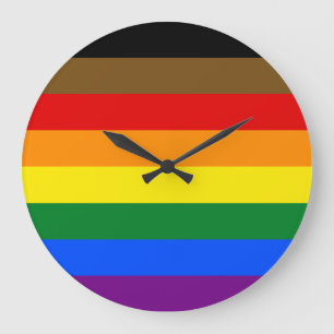 Philadelphia-Pridet Flagga HGBTQ Stor Klocka