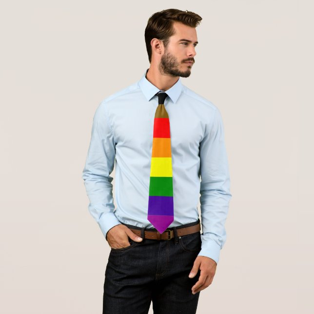 Philadelphia-Pridet Flagga Rainbow LGBT Stripe Slips (In Situ)