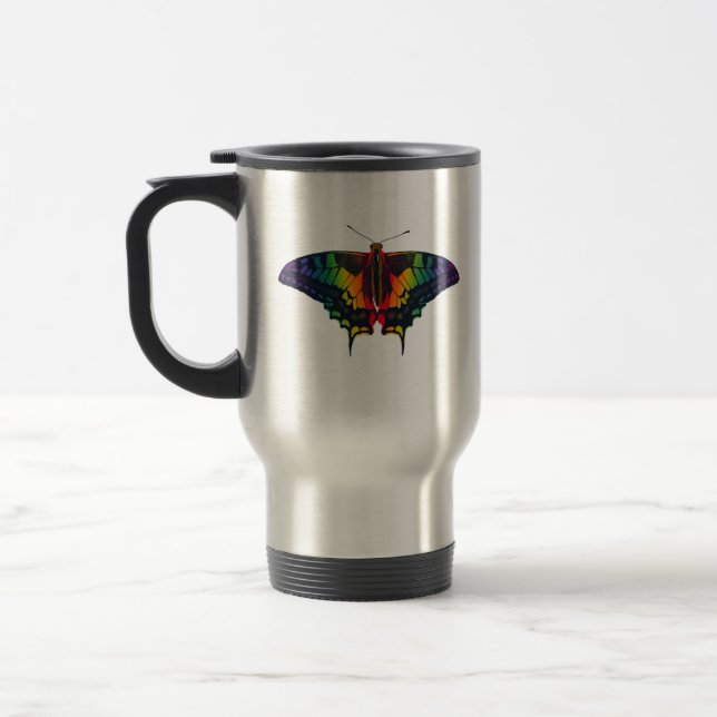 Philadelphia Rainbow Pride Flagga Swallowtail Resemugg (Vänster)
