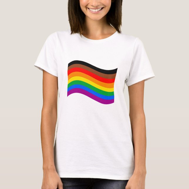 Philadelphia regnbågsfana t shirt (Framsida)