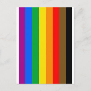 Philadelphia regnbågsstolthetsflagga vykort