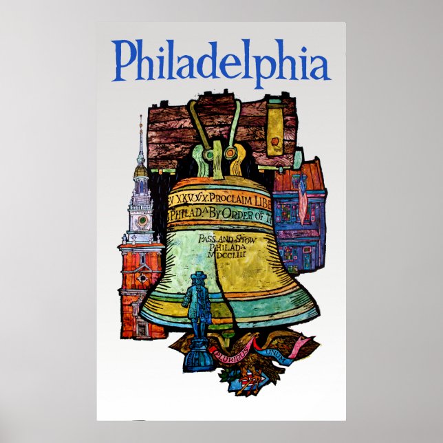Philadelphia-reseaffisch Poster (Framsidan)