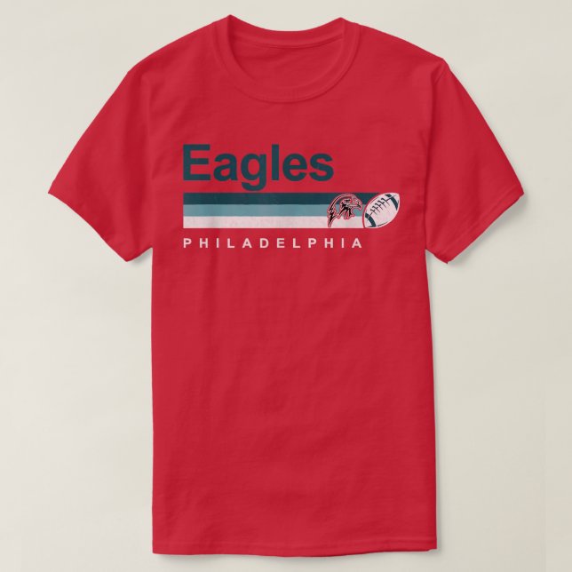 Philadelphia Retro Vintage Pennsylvania Eagle T Shirt (Design framsida)