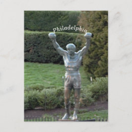 Philadelphia Rocky Statue Vykort