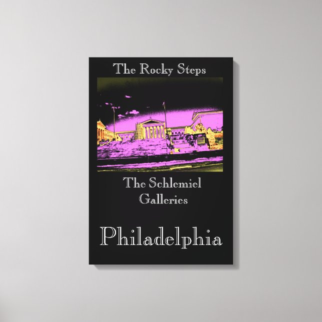 Philadelphia - Rocky Steps Canvastryck (Framsida)