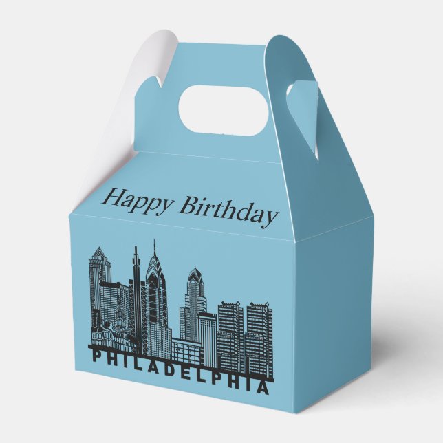 Philadelphia Siluett  Presentaskar (Framsidan Sidan)