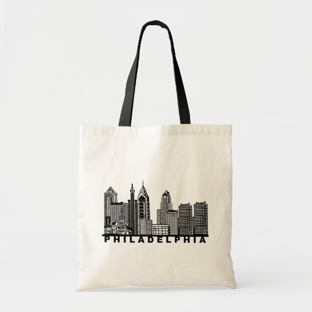 Philadelphia Siluett  Tygkasse (Framsidan)
