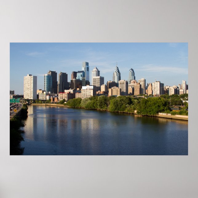 Philadelphia Skyline 1 Poster (Framsidan)