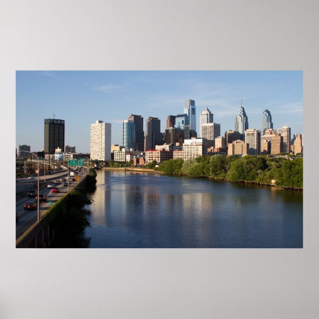 Philadelphia Skyline 2 Poster (Framsidan)
