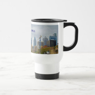 Philadelphia Skyline från floden Walk Resemugg