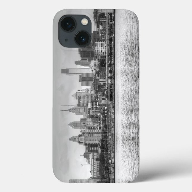 Philadelphia skyline i svartvitt (Baksida)