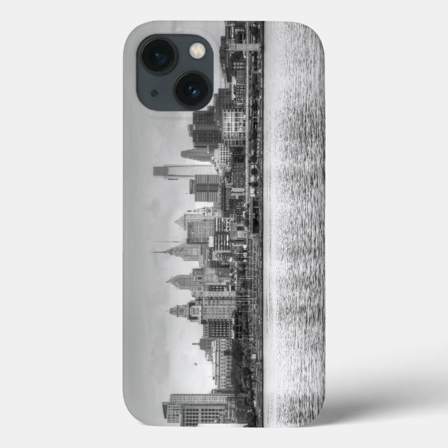 Philadelphia skyline i svartvitt (Baksida)