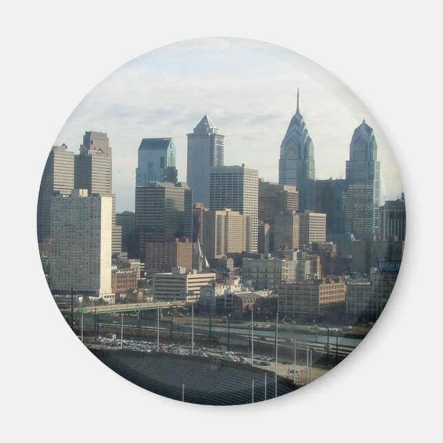 Philadelphia Skyline Magnet (Framsidan)