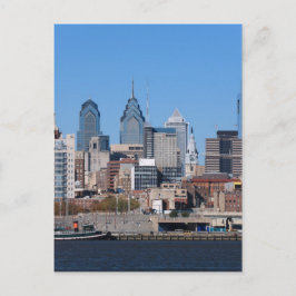 Philadelphia Skyline, Medium View Vykort