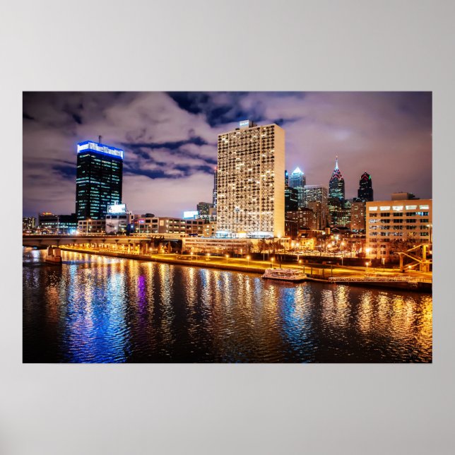 Philadelphia Skyline Poster (Framsidan)